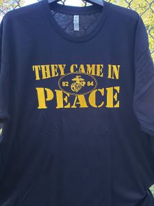Shirt- Beirut They Came In Peace Black T Shirt US MADE
